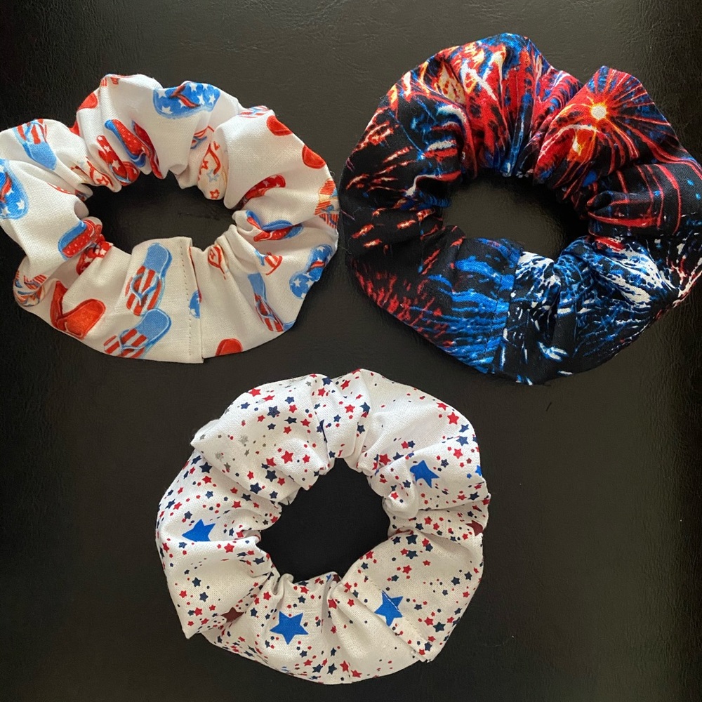 Patriotic Scrunchies